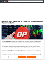 Optimism Price Prediction: OP Targets $0.72 as Volume and Momentum Build - Brave New Coin
