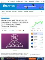 Metaplanet Will Establish US Subsidiary, Raise $250 Million To Enhance Its Bitcoin Treasury Strategy ⋆ ZyCrypto