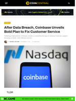 After Data Breach, Coinbase Unveils Bold Plan to Fix Customer Service - CoinCentral