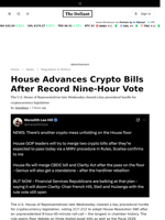 House Advances Crypto Bills After Record Nine-Hour Vote - 