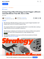 Can MicroStrategy Survive a Bitcoin Price Crash?
