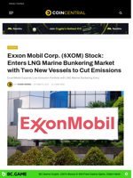 Exxon Mobil Corp. ($XOM) Stock: Enters LNG Marine Bunkering Market with Two New Vessels to Cut Emissions