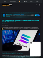 SOL Price Prediction: Dead MACD, Crowded Longs, and a $73.44 Line That Cannot Break - Blockchain.News