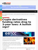 Crypto derivatives funding rates drop to 3-year lows: A bullish sign? - The Crypto News Wire