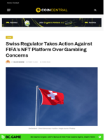 Swiss Regulator Takes Action Against FIFA’s NFT Platform Over