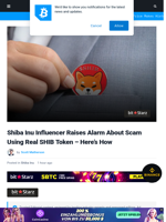 Shiba Inu Influencer Raises Alarm About Scam Using Real SHIB Token - Here’s How | Bitcoinist.com