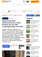 Nebraska Man Sentenced to 1-Year Prison for $3.5M Cryptojacking Scheme – News Bytes Bitcoin News