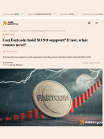 Can Fartcoin hold $0.90 support? If not, what comes next? - AMBCrypto