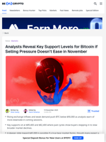 BTC at Risk: Analysts Reveal the Most Important Support Levels