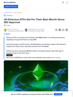 Ethereum ETFs Are on Fire – Will This Spark an Altcoin Season?