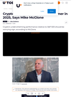 Crypto Poised to Be Worst Performer in 2025, Says Mike McGlone