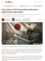 How Japan’s 2.30% bond yield could spark a global crypto opportunity - AMBCrypto