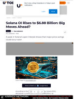 Solana OI Rises to $6.88 Billion: Big Moves Ahead?