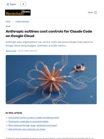 Anthropic outlines cost controls for Claude Code on Google Cloud - Blockchain.News