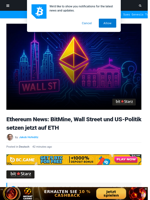 Ethereum News: BitMine, Wall Street und US-Politik setzen jetzt auf ETH | Bitcoinist.com