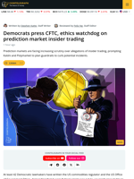 Lawmakers Press CFTC to Warn Federal Employees About Event Contracts