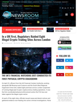 
In a UK First, Regulators Raided Eight Illegal Crypto Trading Sites Across London | Cryptocurrency News Live | Breaking Crypto News - Realtime Prices, Analysis, Predictions...
