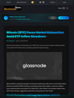 Bitcoin (BTC) Faces Market Exhaustion Amid ETF Inflow Slowdown - Blockchain.News