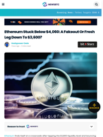 Ethereum Stuck Below $4,060: A Fakeout Or Fresh Leg Down To $3,600?