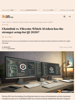 Chainlink vs. Filecoin: Which AI token has the stronger setup for Q1 2026? - AMBCrypto