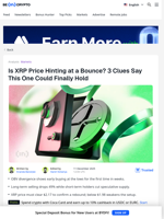 XRP Price Finally Have What It Needs To Bounce — Here's How