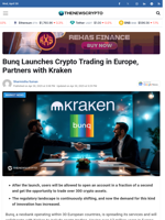 Bunq Launches Crypto Trading in Europe, Partners with Kraken