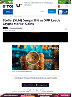 Stellar (XLM) Jumps 10% as XRP Leads Crypto Market Gains