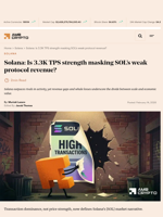 Solana: Is 3.3K TPS strength masking SOL's weak protocol revenue? - AMBCrypto