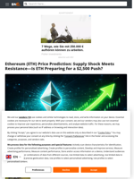 Ethereum (ETH) Price Prediction: Supply Shock Meets Resistance—Is ETH Preparing for a $2,500 Push? - Brave New Coin