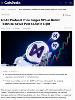 NEAR Protocol Price Surges 10% as Bullish Technical Setup Puts $3.50 in Sight