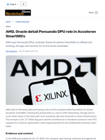 AMD, Oracle detail Pensando DPU role in Acceleron SmartNICs - Blockchain.News