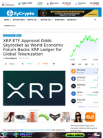 XRP ETF Approval Odds Skyrocket as World Economic Forum Backs XRP Ledger for Global Tokenization ⋆ ZyCrypto