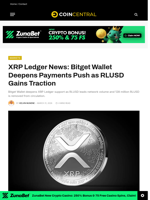 XRP Ledger News: Bitget Wallet Deepens Payments Push as RLUSD Gains Traction