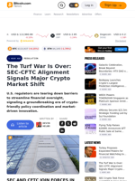 The Turf War Is Over: SEC-CFTC Alignment Signals Major Crypto Market Shift – Regulation Bitcoin News