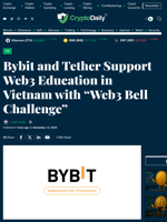 Bybit and Tether Support Web3 Education in Vietnam with “Web3 Bell Challenge” - Crypto Daily