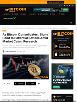 Bitcoin Is Showing Strength, Near Market Bottom: Report