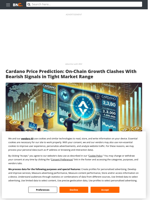 Cardano Price Prediction: On-Chain Growth Clashes With Bearish Signals in Tight Market Range - Brave New Coin