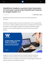 Wealthfront Academy Launches Next-Generation AI Curriculum Led by Andy Rachleff and Powered by Seagull System 2.0 - Visionary Financial