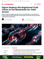 Figure Deploys SEC-Registered YLDS Token on Sui Blockchain for Yield Access - Coinspeaker