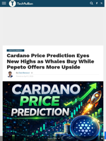 Cardano Price Prediction Eyes New Highs as Whales Buy While Pepeto Offers More Upside - TechBullion