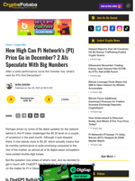 How High Can Pi Network's (PI) Price Go in December? 2 AIs Speculate With Big Numbers