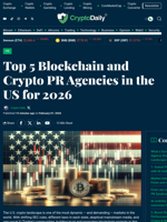 Top 5 Blockchain and Crypto PR Agencies in the US for 2026 - Crypto Daily
