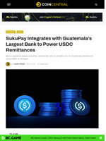 SukuPay Integrates with Guatemala’s Largest Bank to Power USDC Remittances