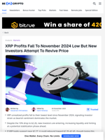 XRP Profits at 12-Month Low, But New Investors Eye Price Revival