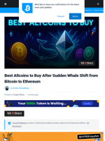 Best Altcoins to Buy After Sudden Whale Shift from Bitcoin to Ethereum
