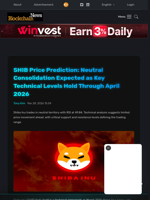 SHIB Price Prediction: Neutral Consolidation Expected as Key Technical Levels Hold Through April 2026 - Blockchain.News