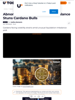 Abnormal 1,512% Liquidation Imbalance Stuns Cardano Bulls