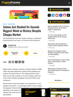 Solana Just Booked Its Second-Biggest Week in History Despite Choppy Market