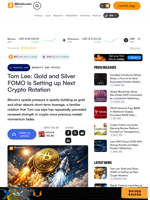 Tom Lee: Gold and Silver FOMO Is Setting up Next Crypto Rotation – Markets and Prices Bitcoin News