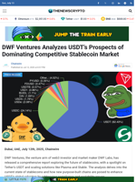 DWF Ventures Analyzes USDT’s Prospects of Dominating Competitive Stablecoin Market - TheNewsCrypto